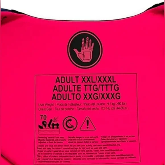 Body Glove Women's Swim Vest - Blue, Pink, Black - Picture 9 of 10